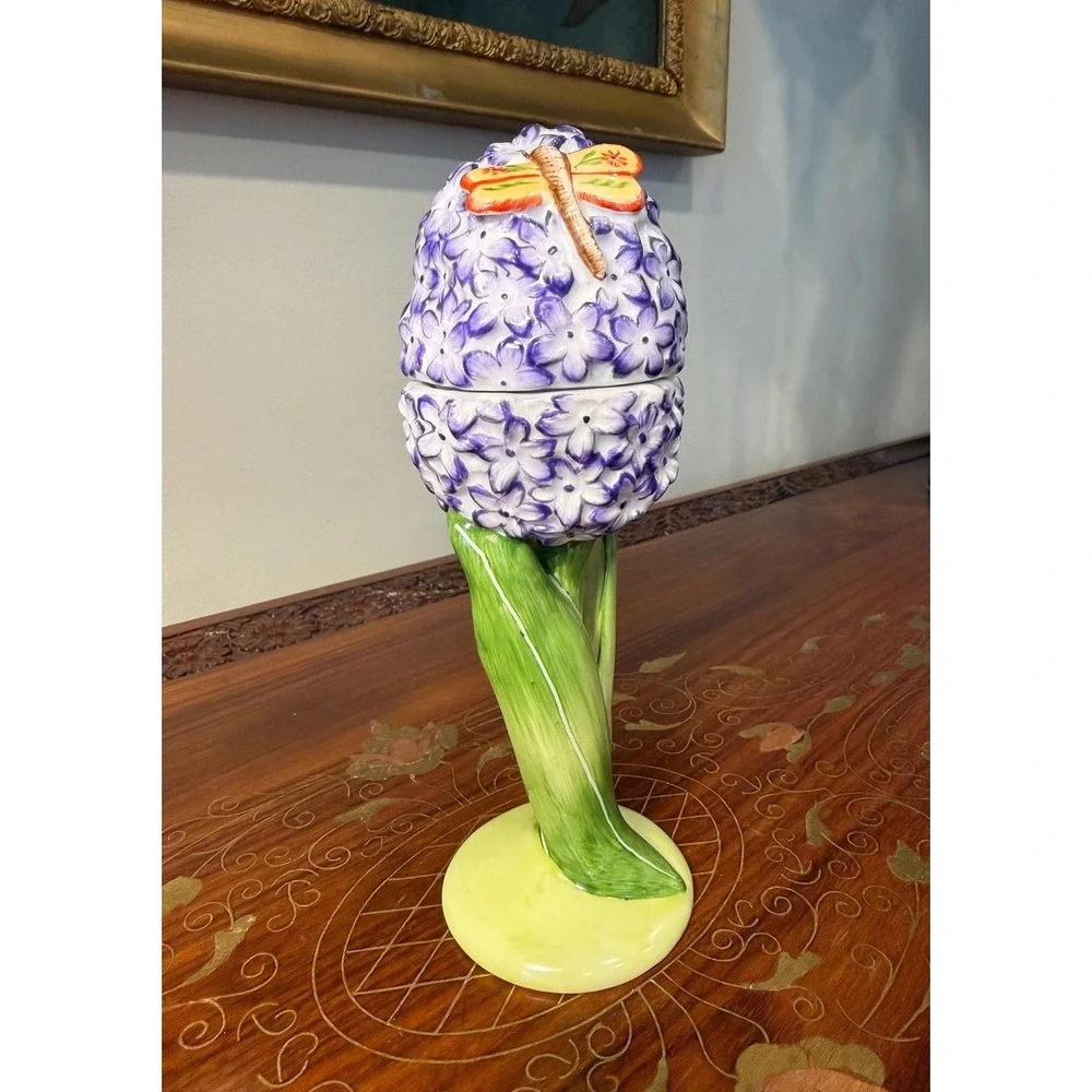Vintage Villeroy‎ & Boch Floral Fantasy Egg Cup with Lid
